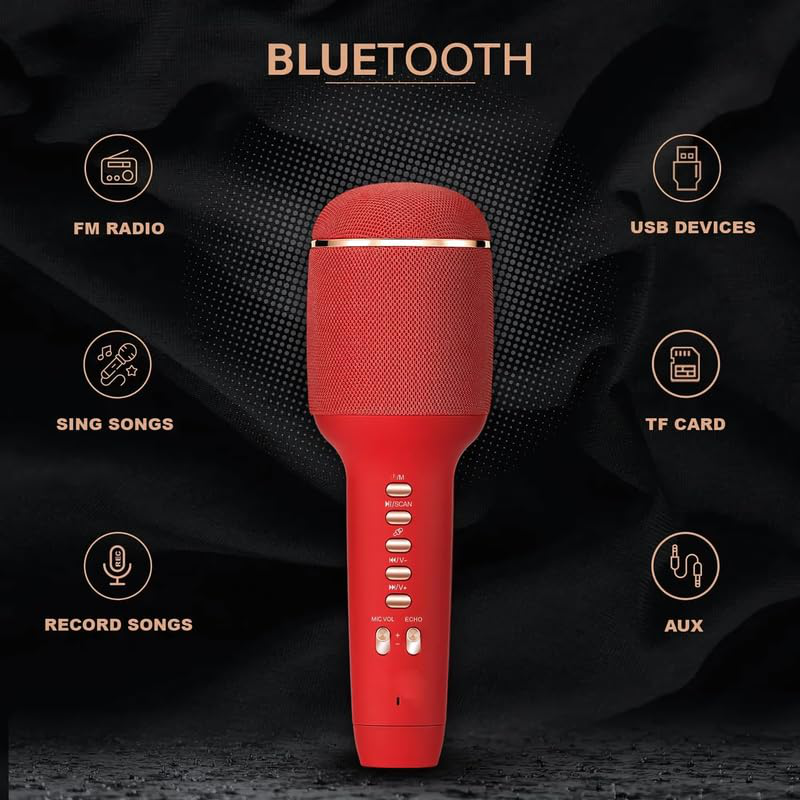 Bluetooth mikrofon WS900 crni