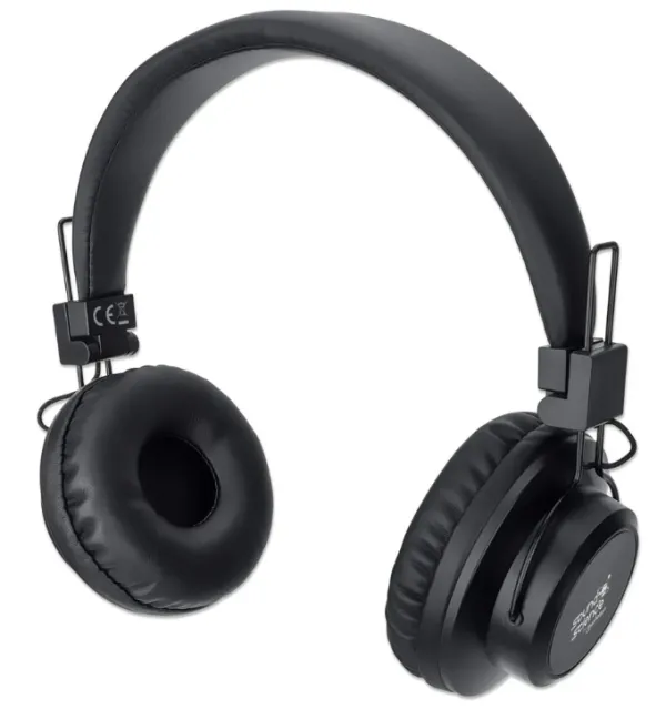 Slušalice sa mikrofonom Manhattan Sound Science 165389 Bluetooth crne
