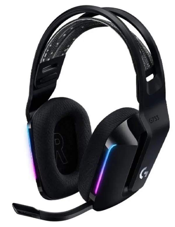 Slušalice Wireless gaming Logitech G733 Lightspeed RGB crne 981-000864