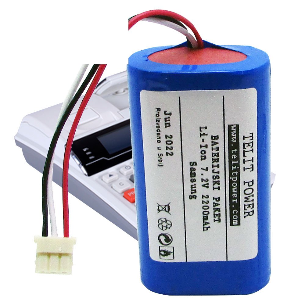 INT RASTER DP-25 MX i DP-150 MX baterija Li-Ion 7.2V 2200mAh