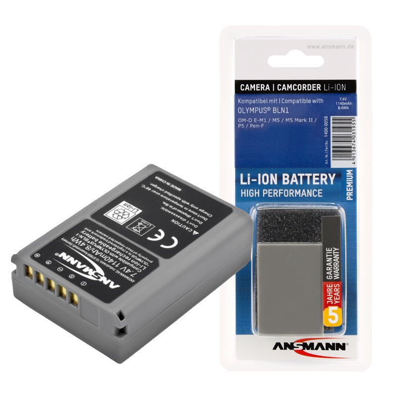 Baterija za OLYMPUS kameru BLN1 Li-Ion 7.4V 1140mAh